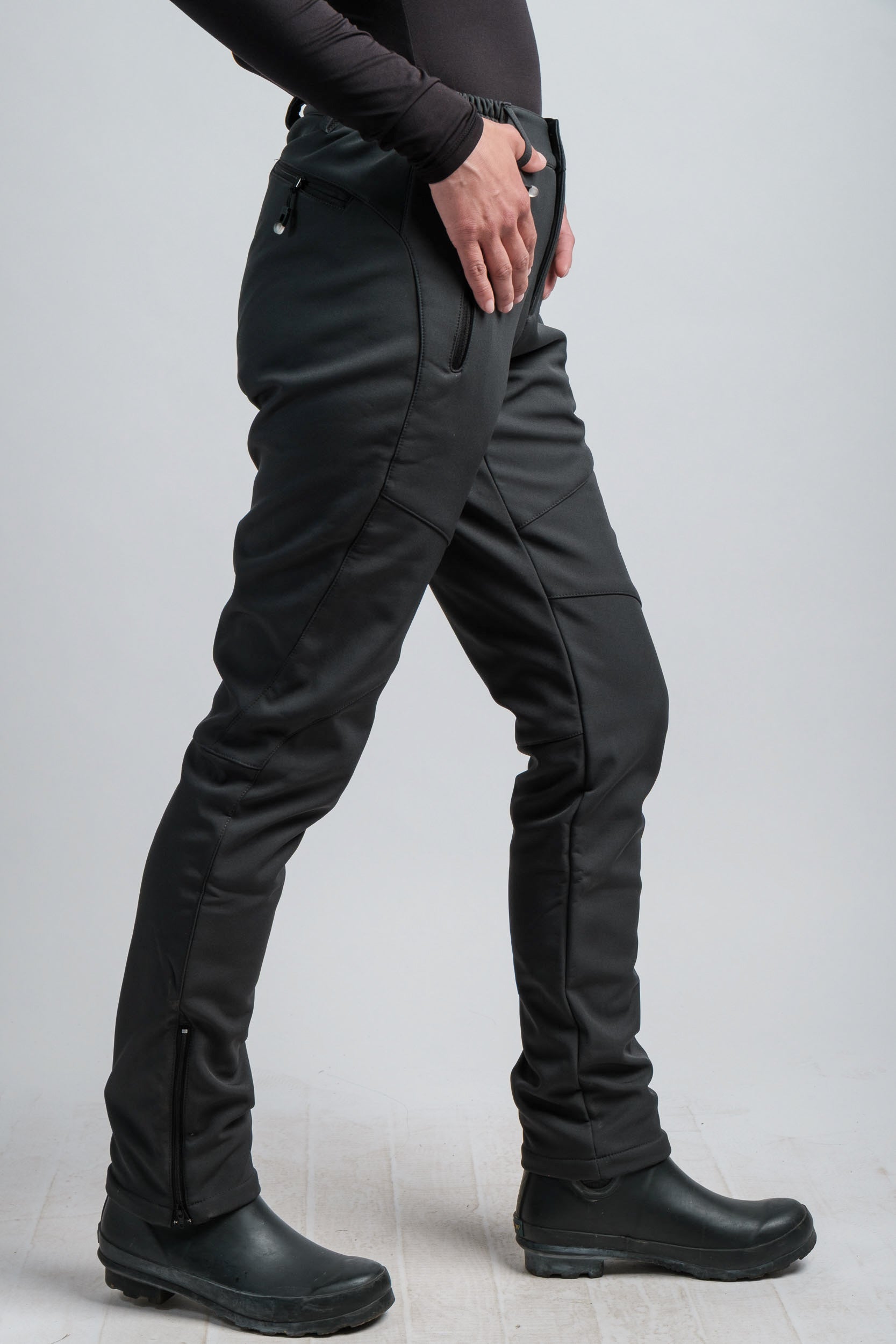 Women's Gray High Waist V2 Adventure Water Resistant Pants