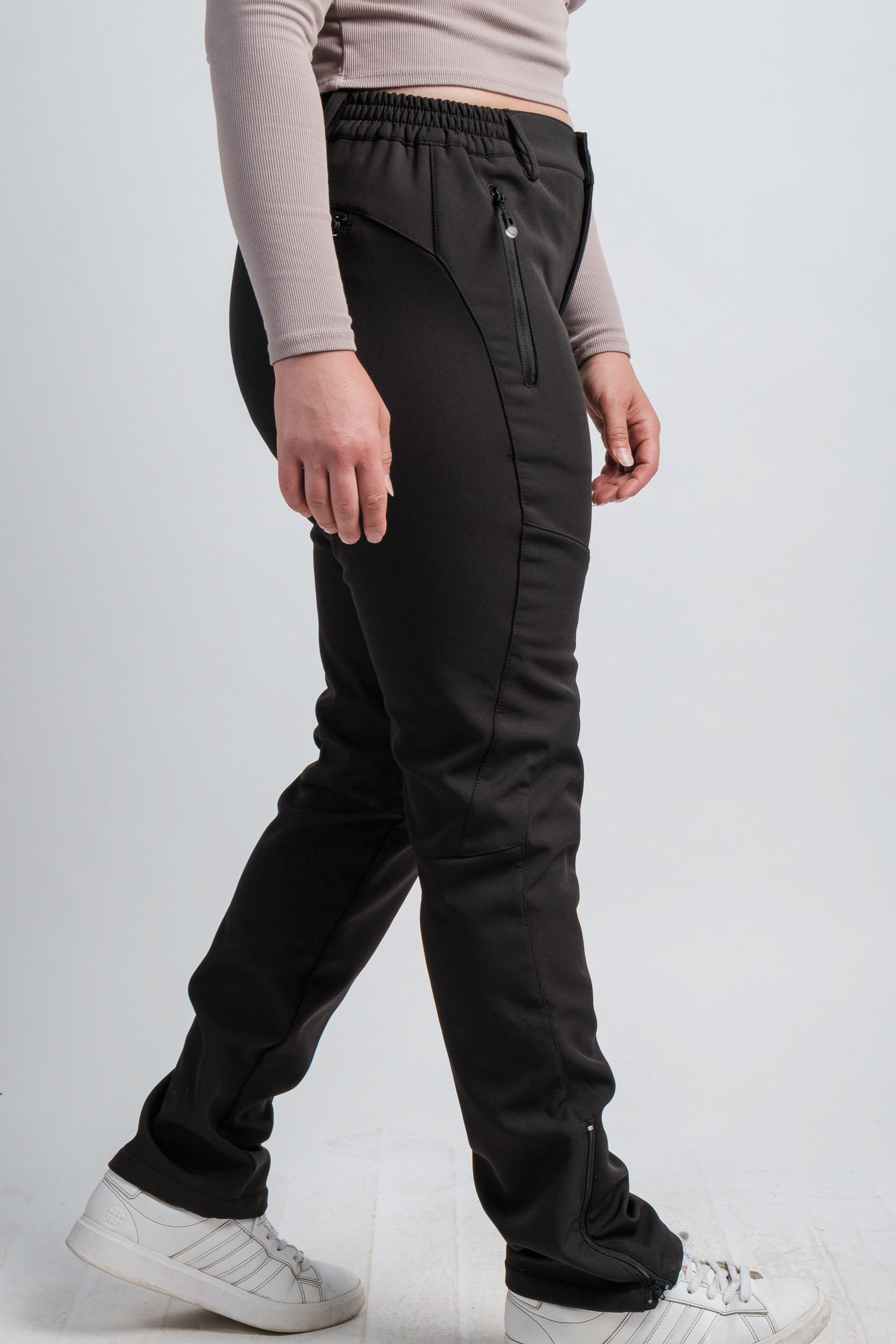 Women's Black High Waist V2 Adventure Water Resistant Pants