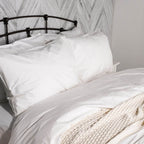 Essential Organic Percale Collection Duvet Cover & Pillowcase Set