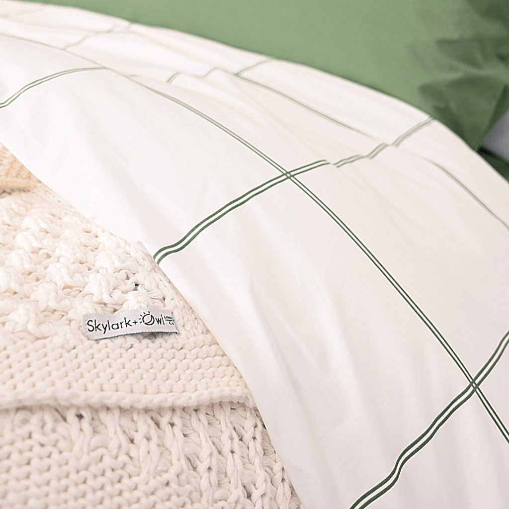Essential Organic Percale Collection Duvet Cover & Pillowcase Set