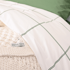 Essential Organic Percale Collection Duvet Cover & Pillowcase Set