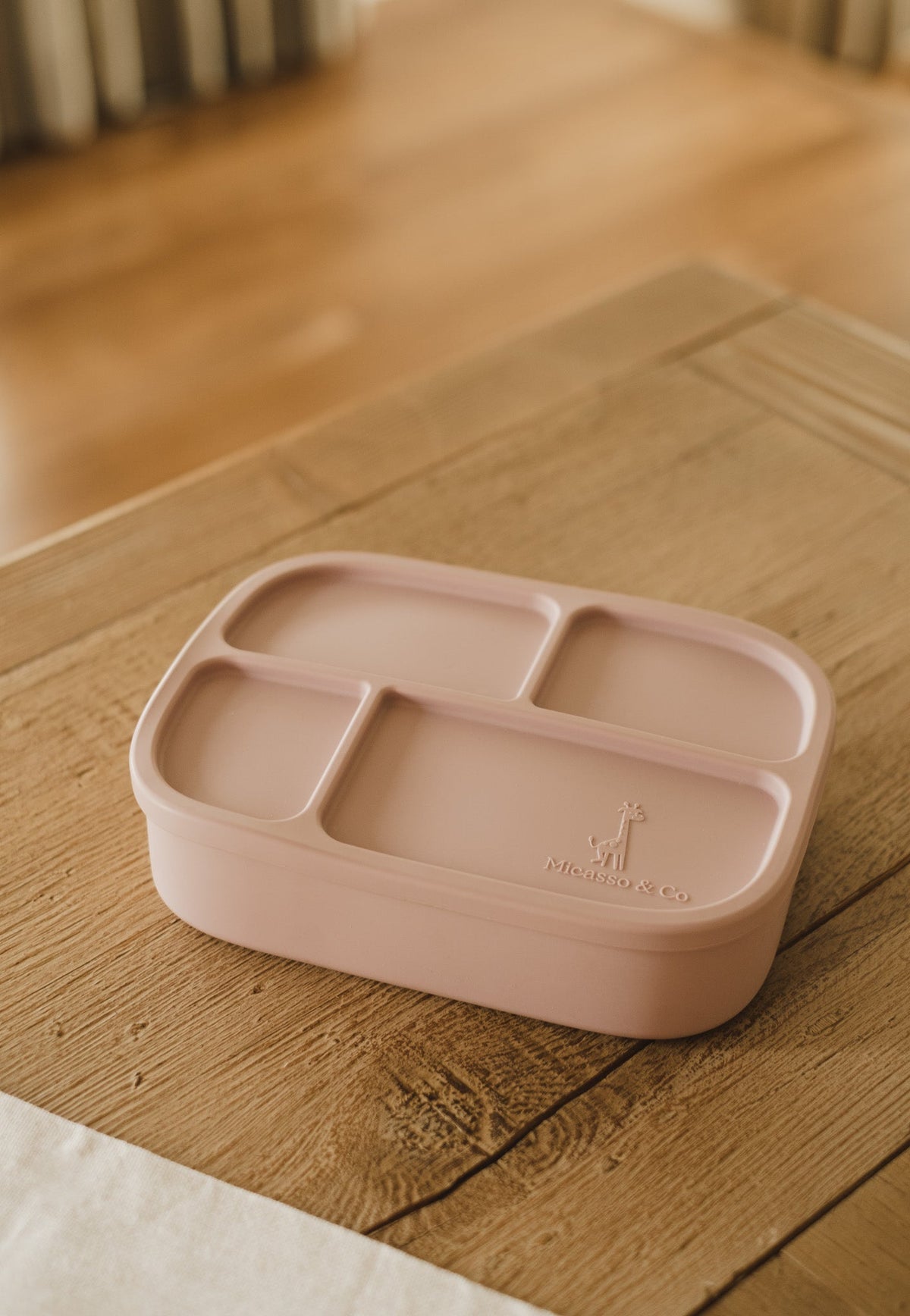 Silicone Bento Lunch Box | 4 Compartments