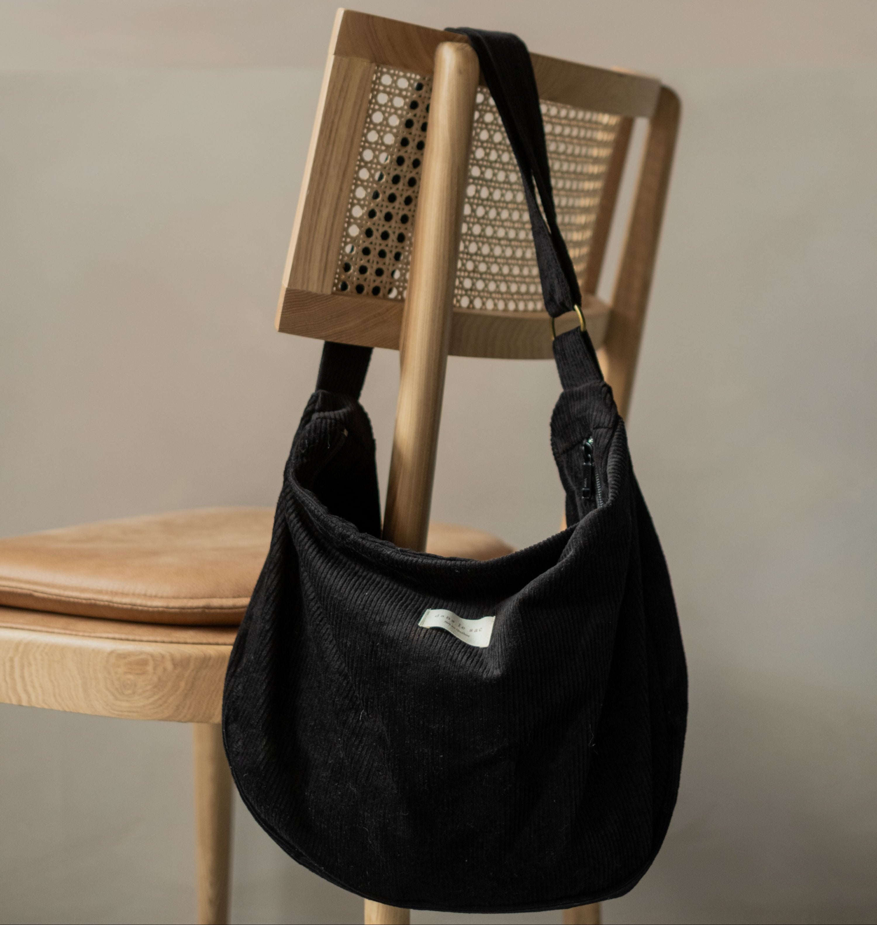Corduroy Crescent Bag | Adjustable Strap