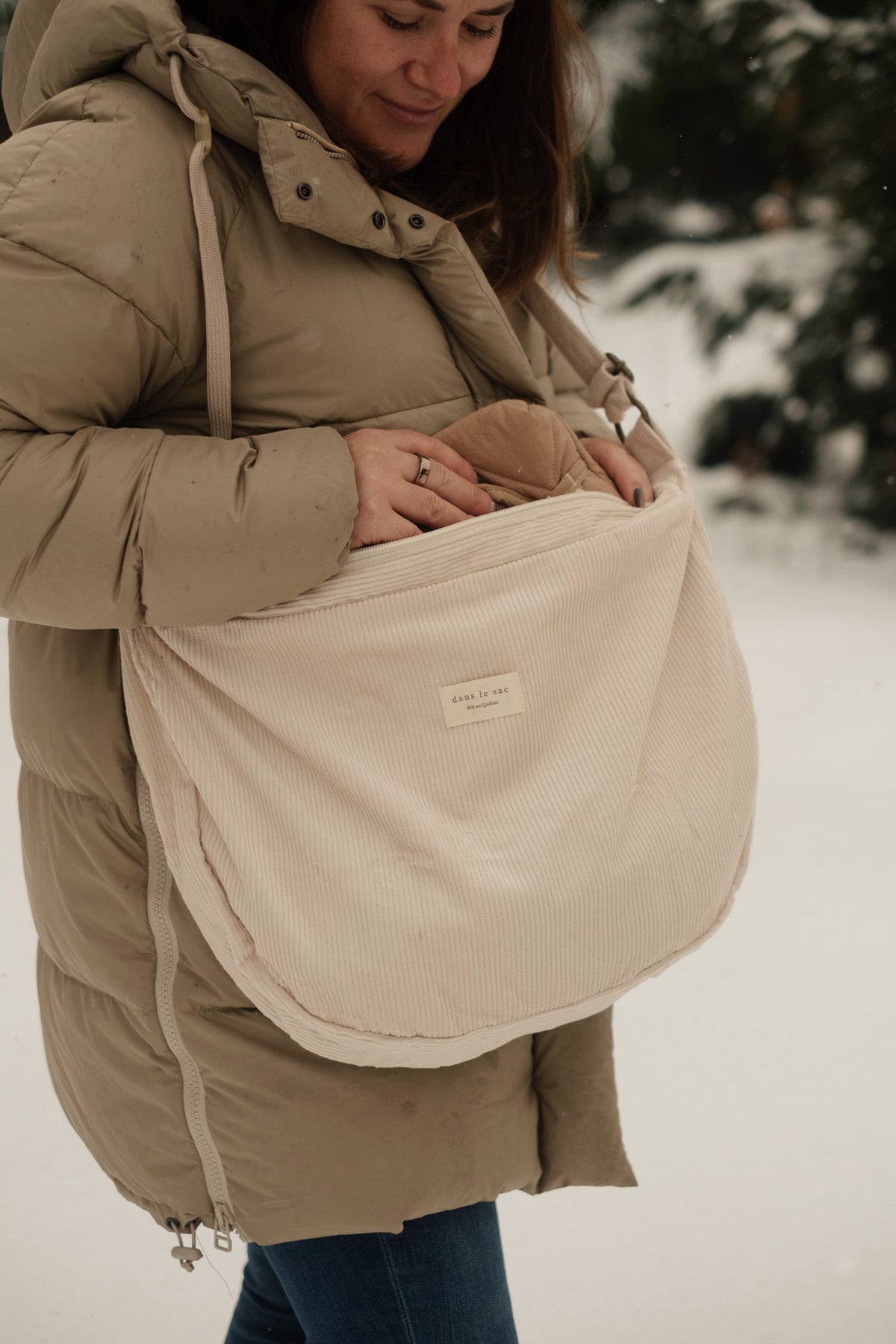 Corduroy Crescent Bag | Adjustable Strap