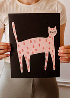 Playful Cat Art Print