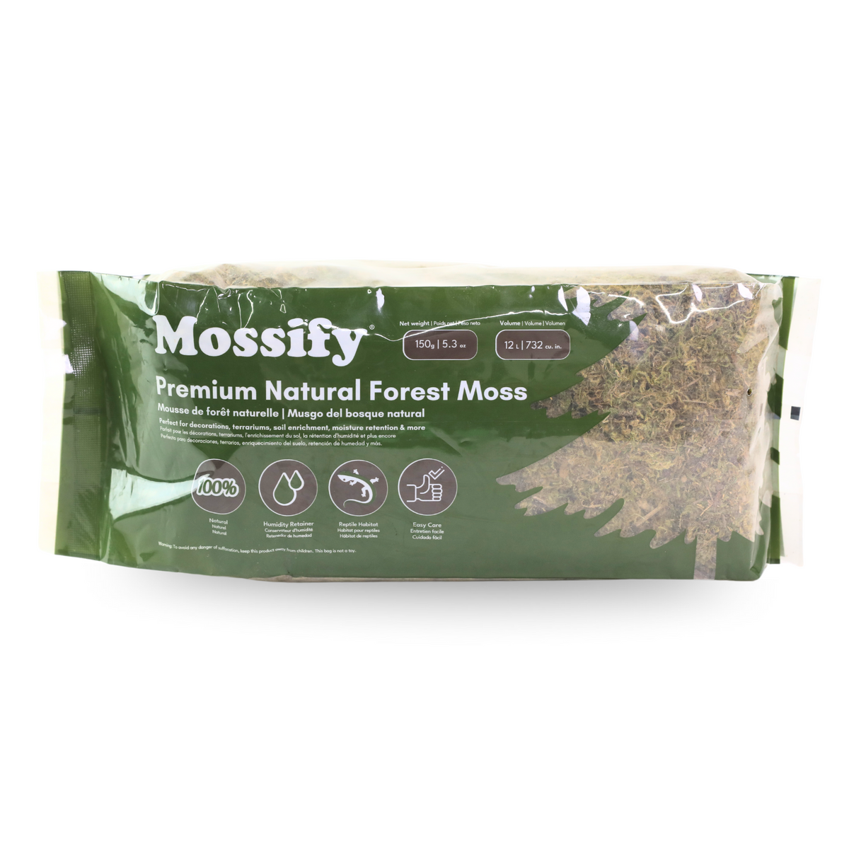 Premium Natural Forest Moss