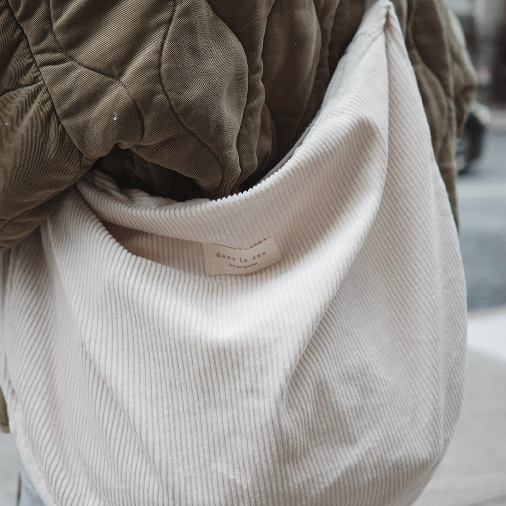 Corduroy Crescent Bag | Adjustable Strap
