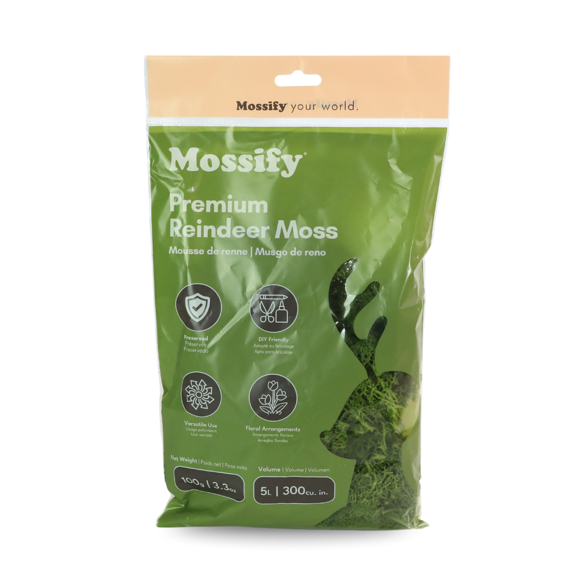 Premium Reindeer Moss Bag