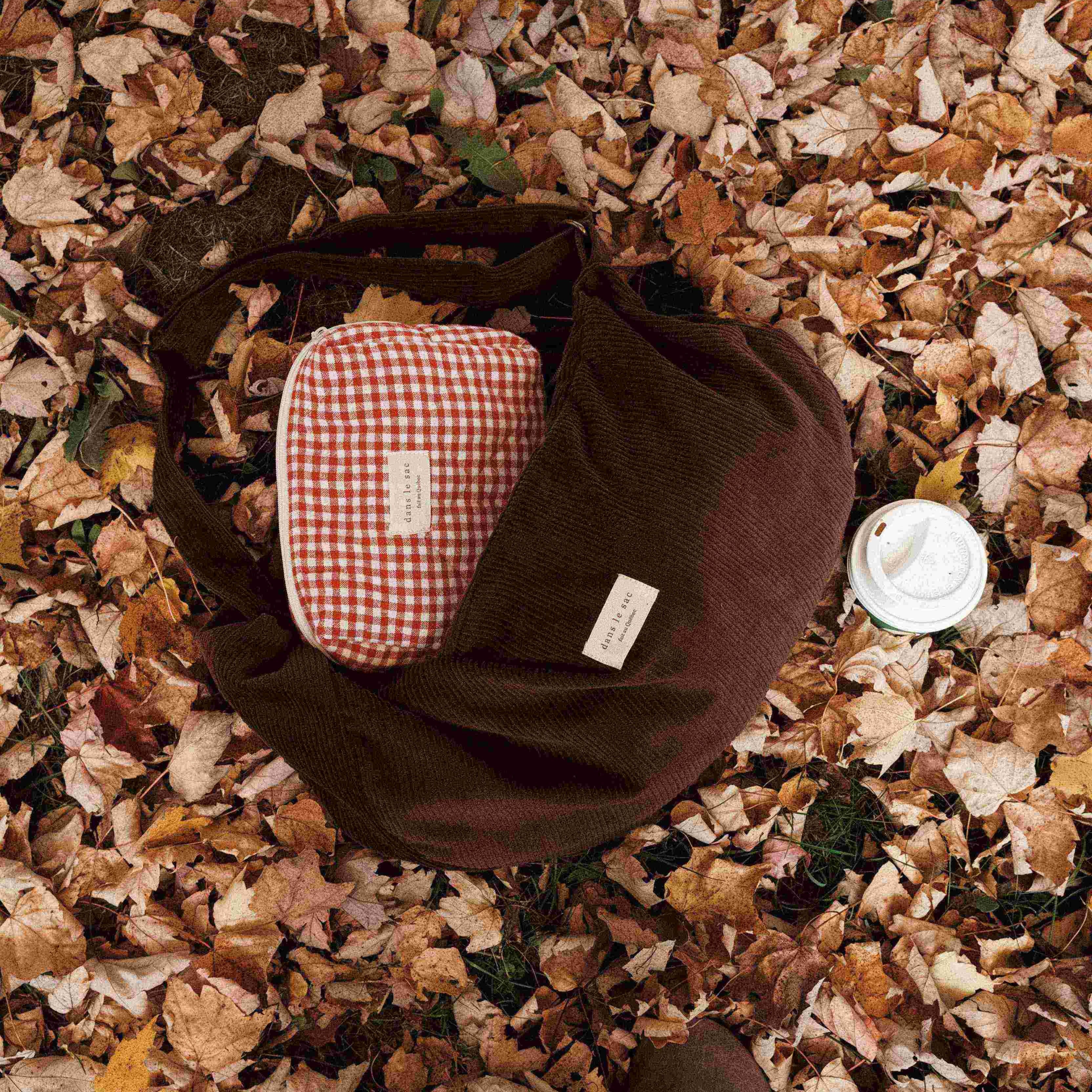 Corduroy Crescent Bag | Adjustable Strap