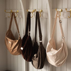 Corduroy Crescent Bag | Adjustable Strap