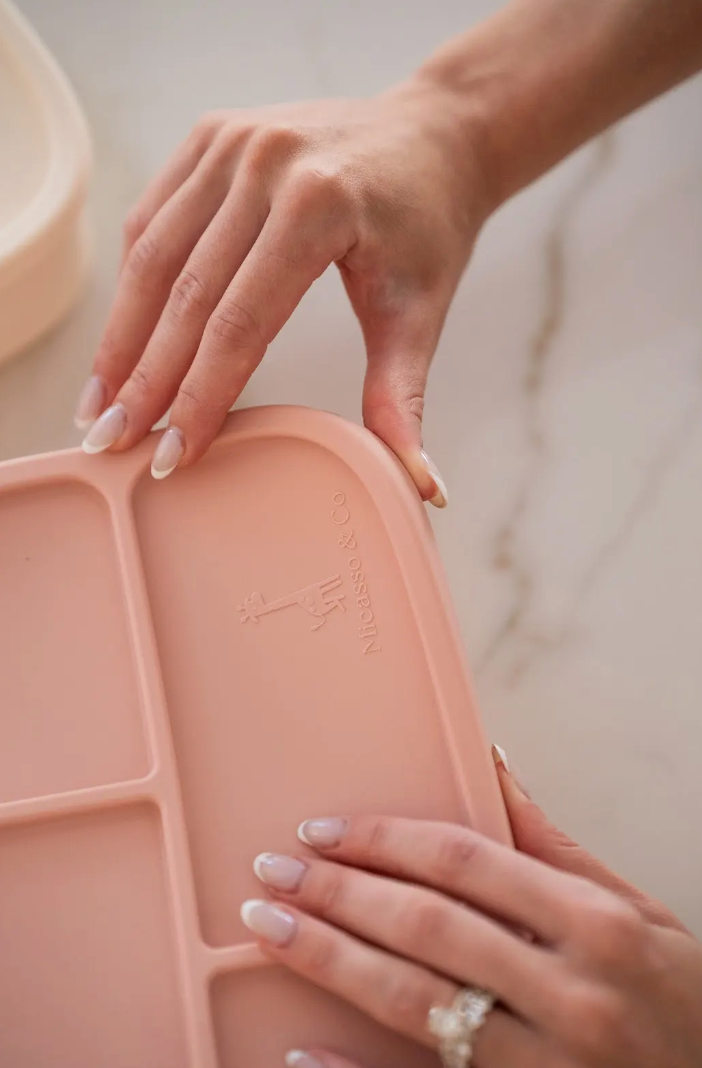 Silicone Bento Lunch Box | 4 Compartments