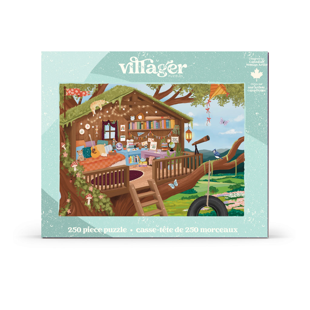 Treetop Hideout | 250 Piece Puzzle | Kids & Adults | Designed in Canada by Tara Younggren