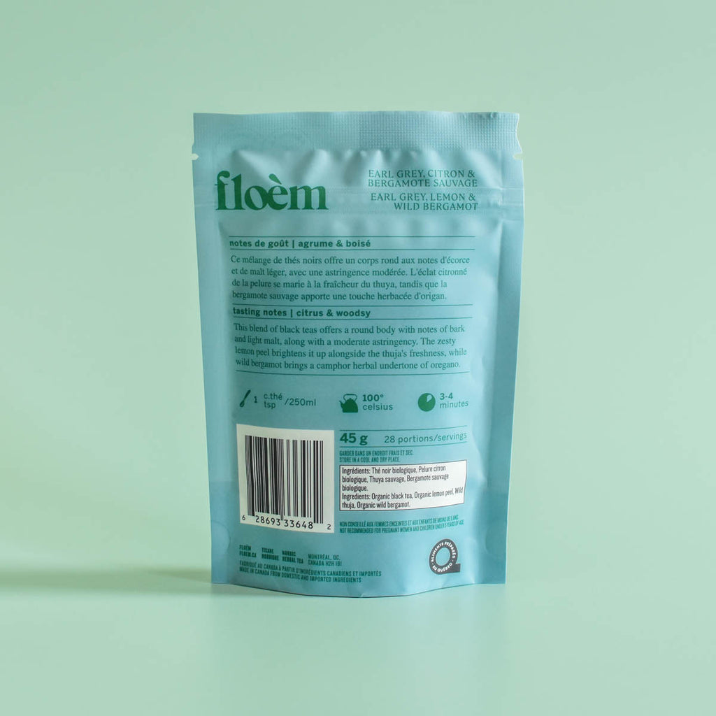 Loose-Leaf Tea — Earl Grey Black Tea, Lemon & Wild Bergamot