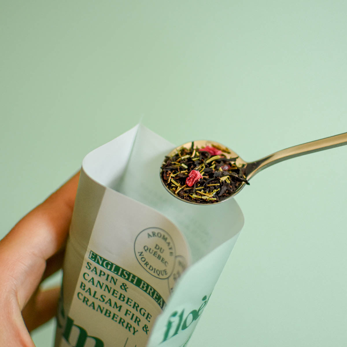 Loose-Leaf Tea — English Breakfast Black Tea, Fir & Cranberry