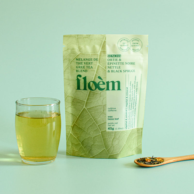 Loose-Leaf Tea — Sencha Green Tea, Nettle & Black Spruce