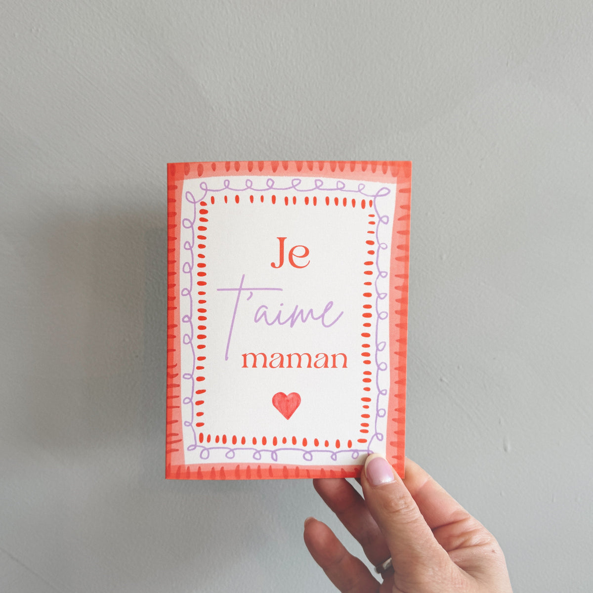 Greeting Card — I Love You Mom