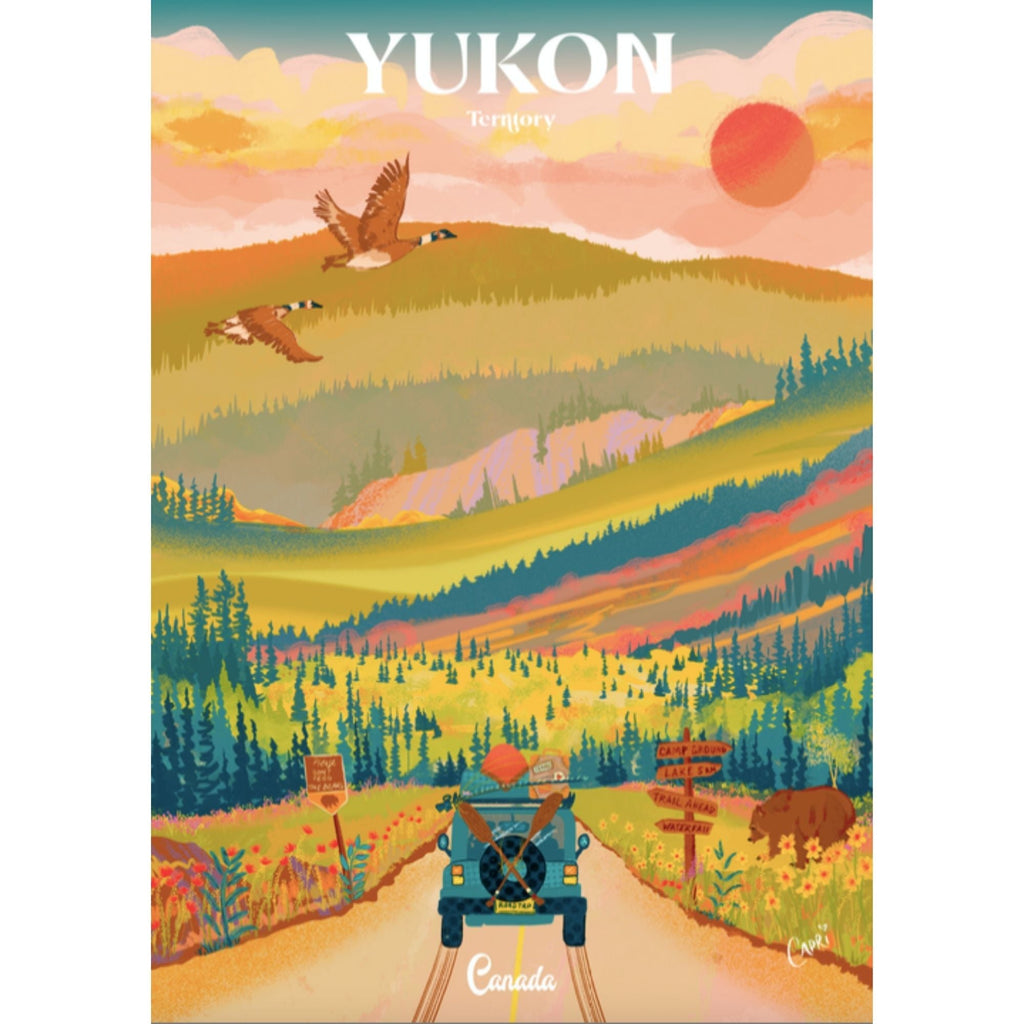 Yukon Road Trip | 1000-Piece Puzzle for Adults | Designed in Canada by Capri Sadler