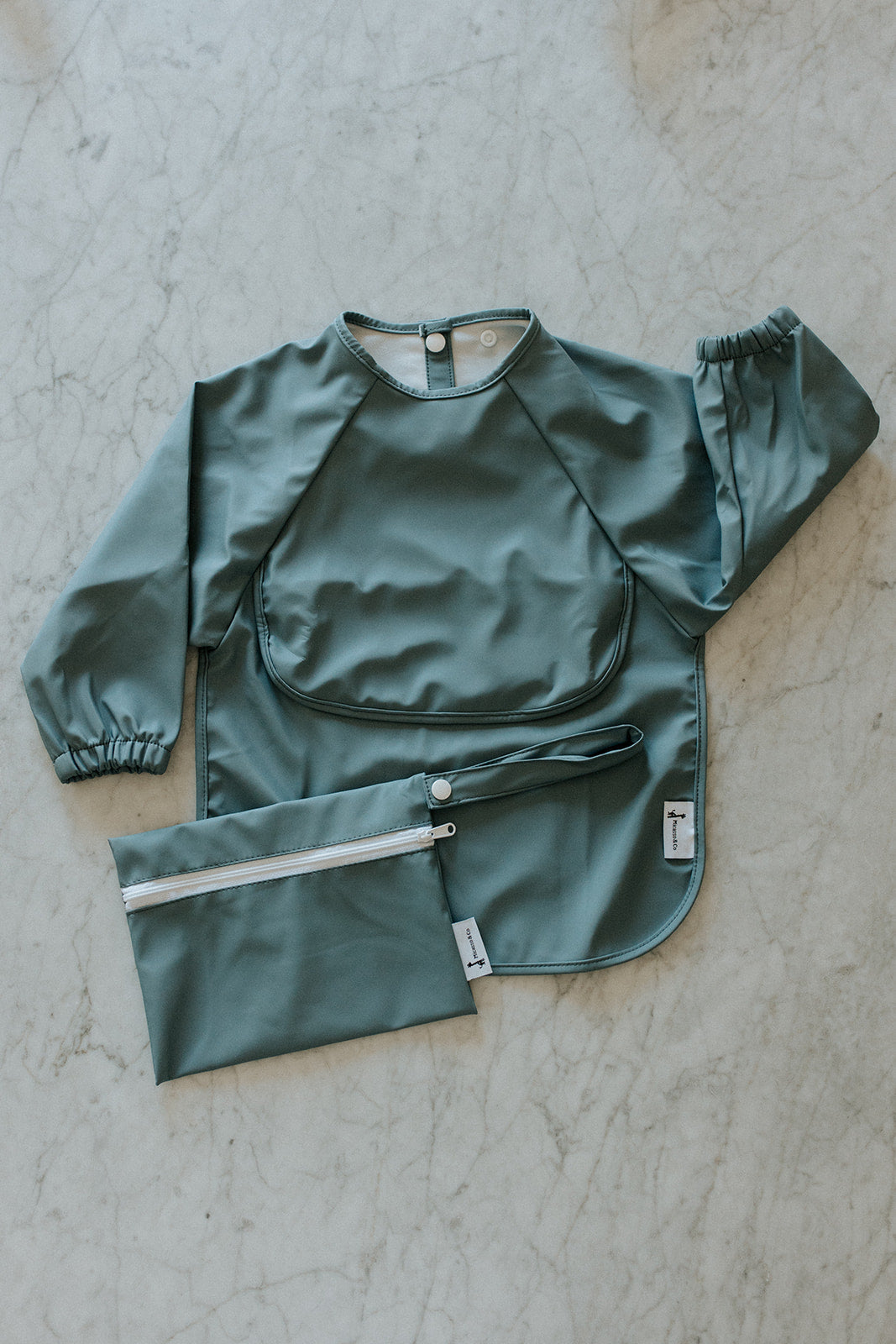 Waterproof Long-Sleeve Baby Bib | 6–24 months