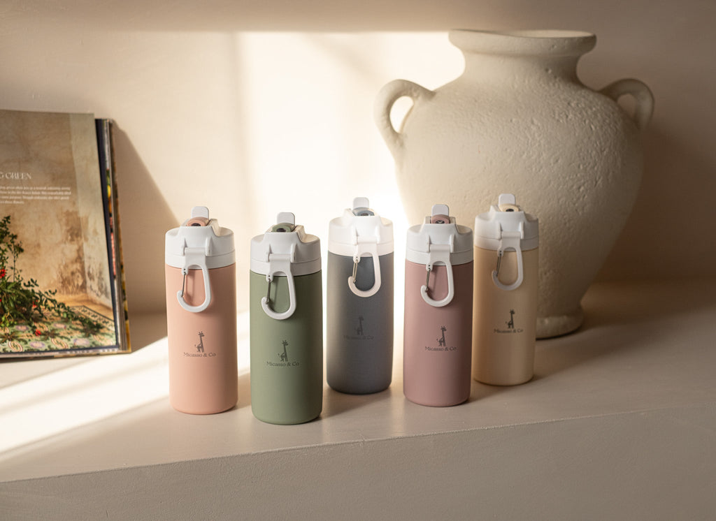Kids' Silicone Water Bottle, 450 ml | Leak-Proof