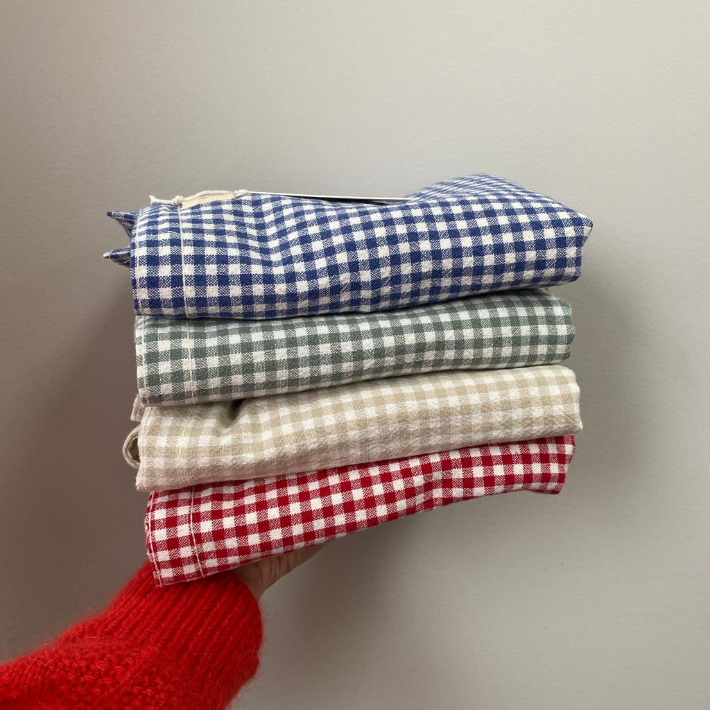 Organic Cotton Tote — Gingham Collection