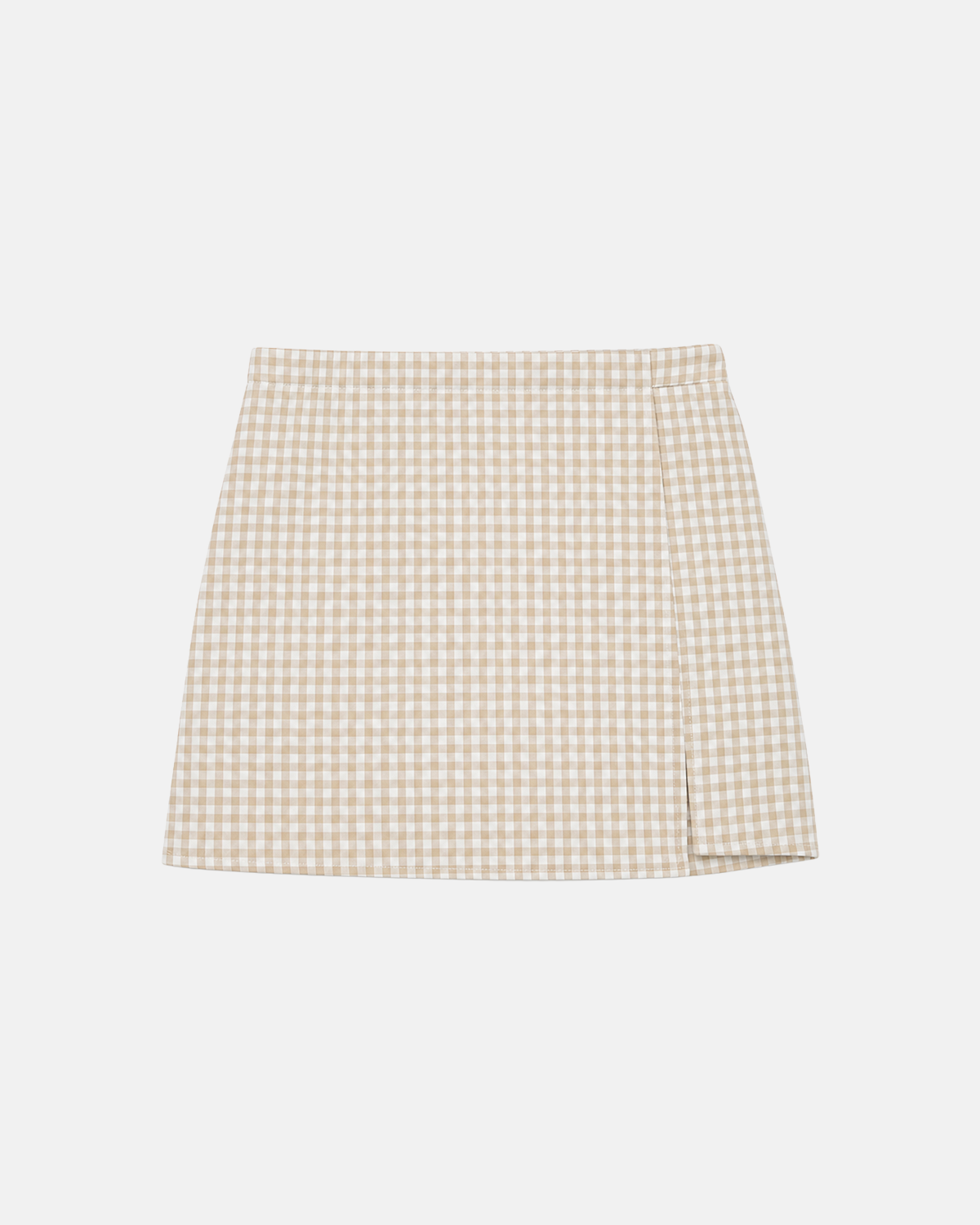Organic Cotton Gingham Skort