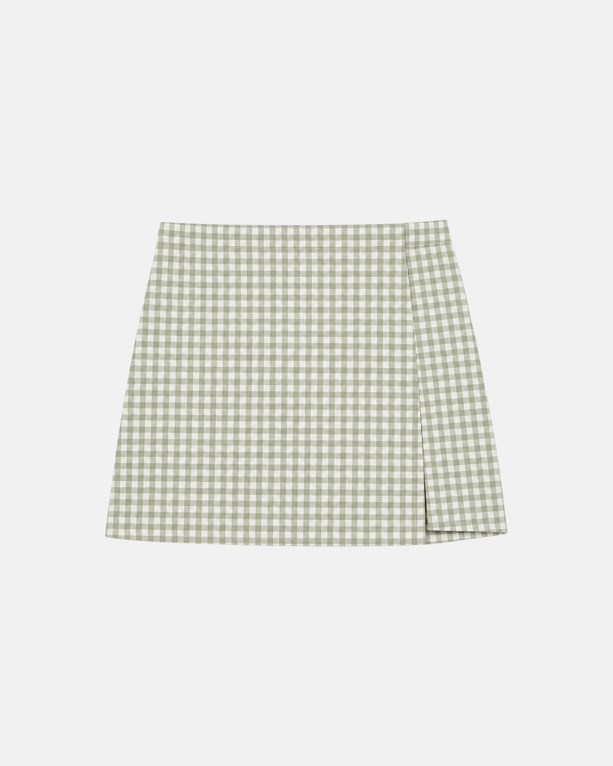Organic Cotton Gingham Skort