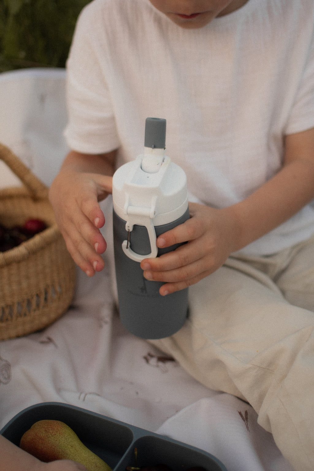 Kids' Silicone Water Bottle, 450 ml | Leak-Proof