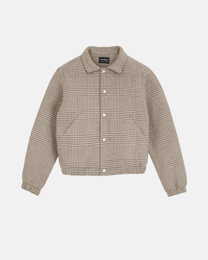 Reversible Tartan Bomber Jacket