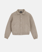 Reversible Tartan Bomber Jacket