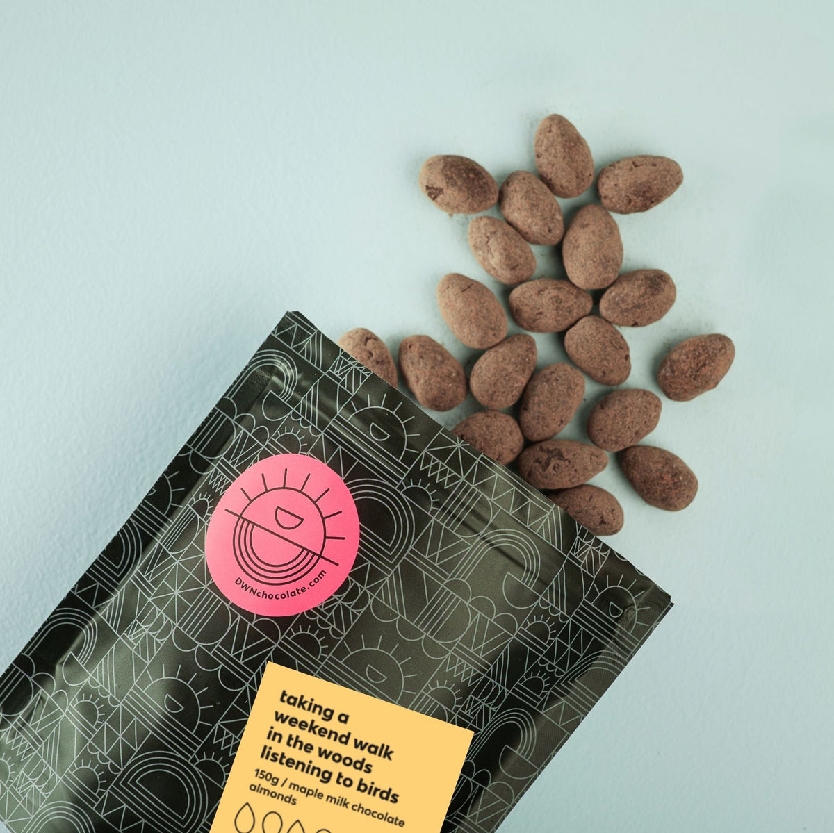 milk chocolate maple almonds