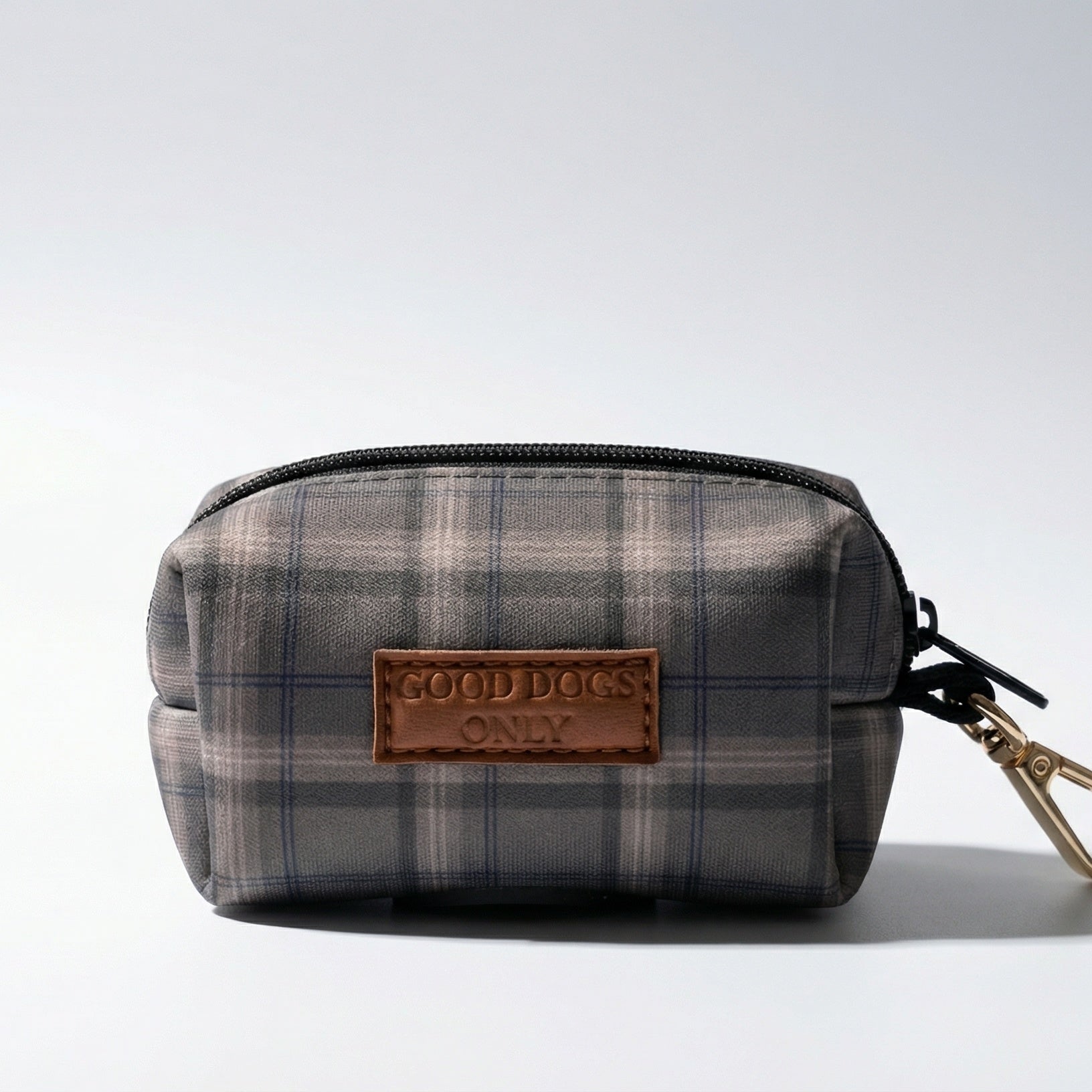 Plaid Waste Bag Holder