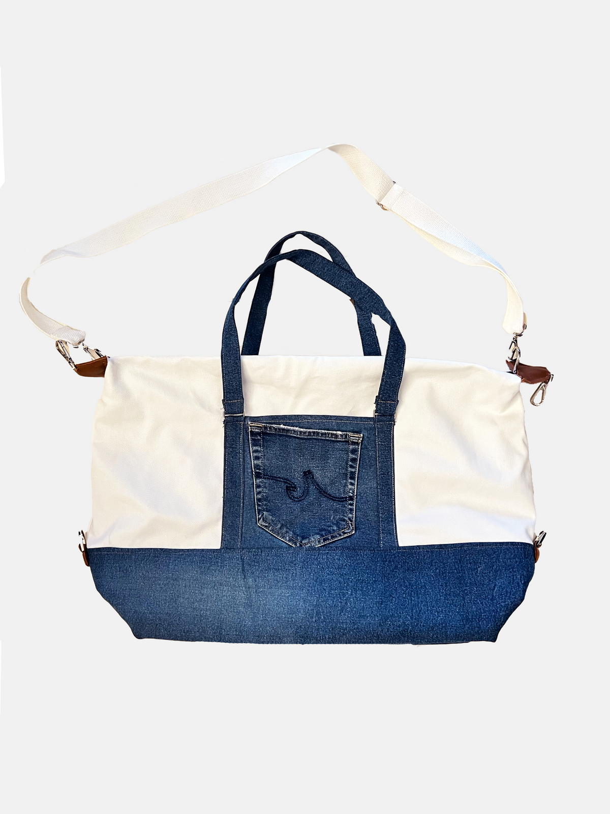 AmNot Weekender Bag — Recycled Denim