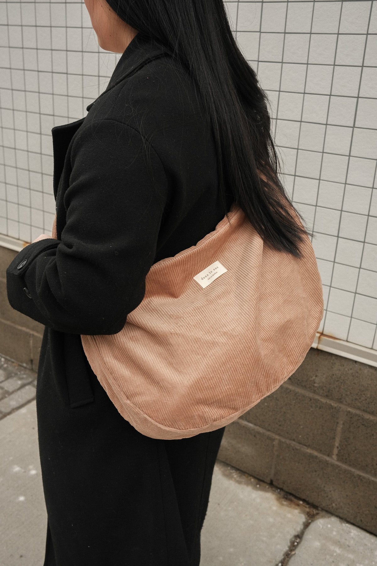 Corduroy Crescent Bag | Adjustable Strap