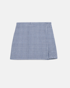 Organic Cotton Gingham Skort