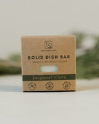 Solid Dish Soap Bar | Bergamot + Lime