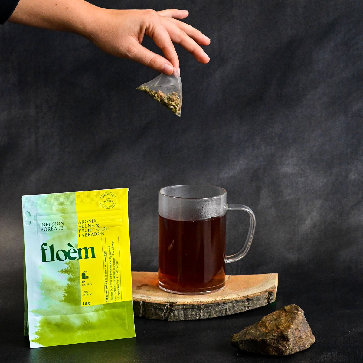 Herbal Tea Bags — Aronia, Alder & Labrador Tea Leaf