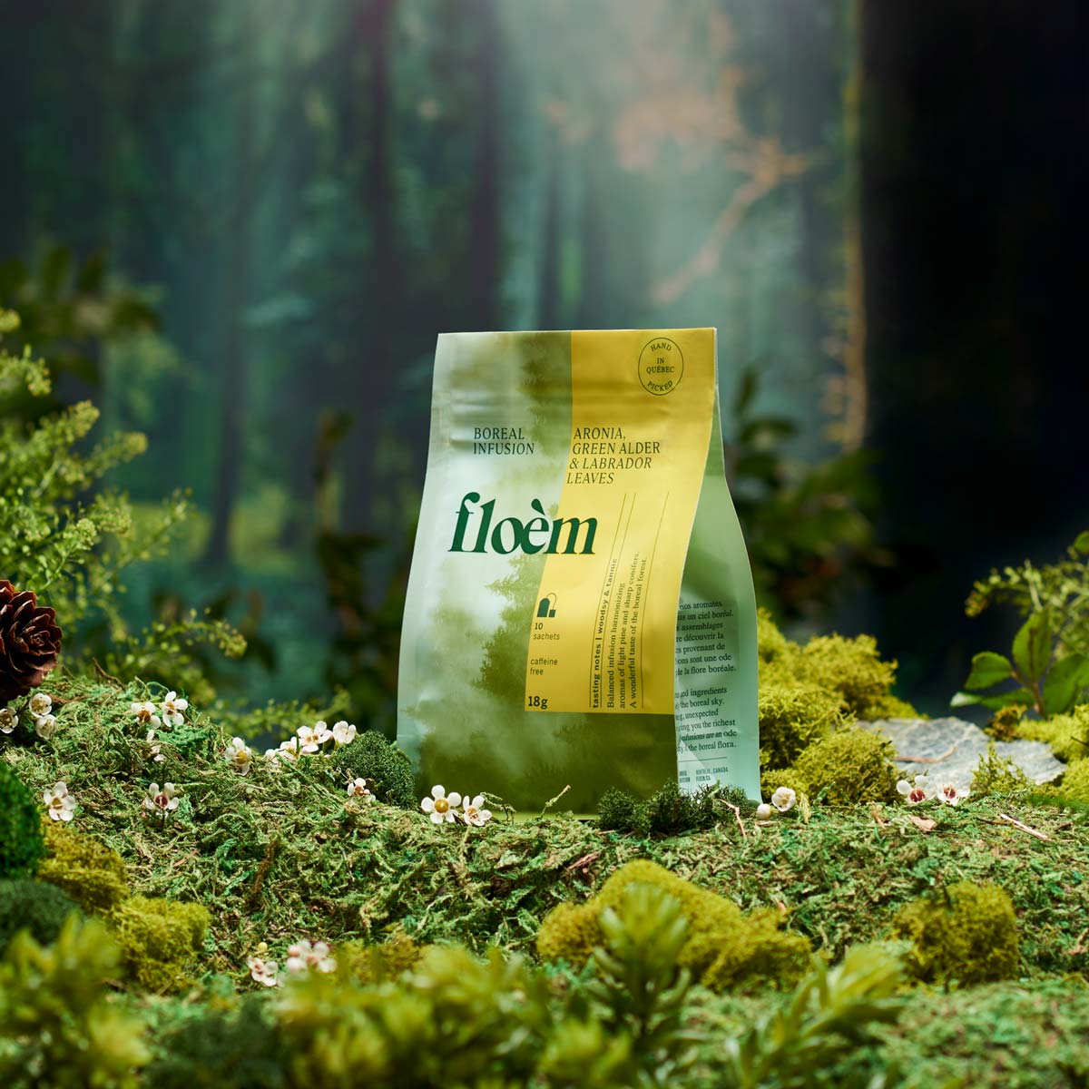 Herbal Tea Bags — Aronia, Alder & Labrador Tea Leaf