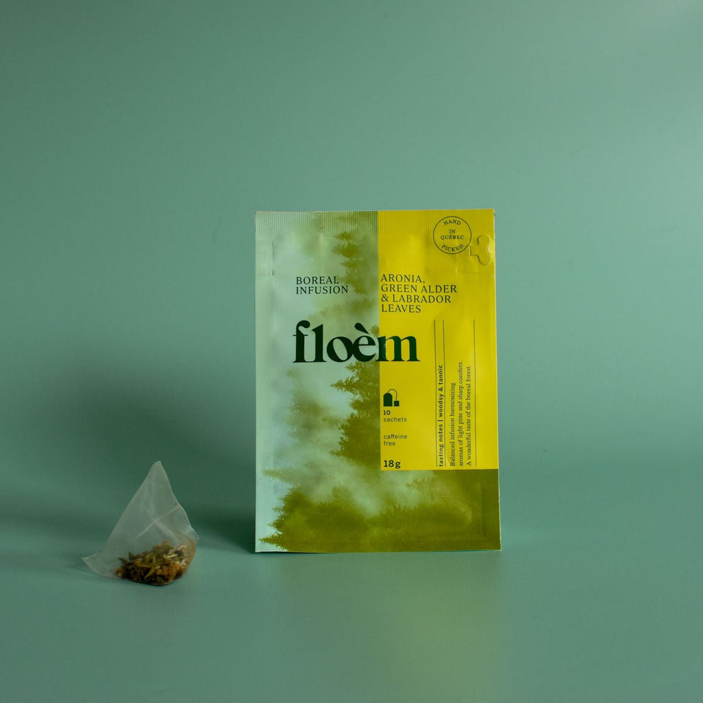 Herbal Tea Bags — Aronia, Alder & Labrador Tea Leaf