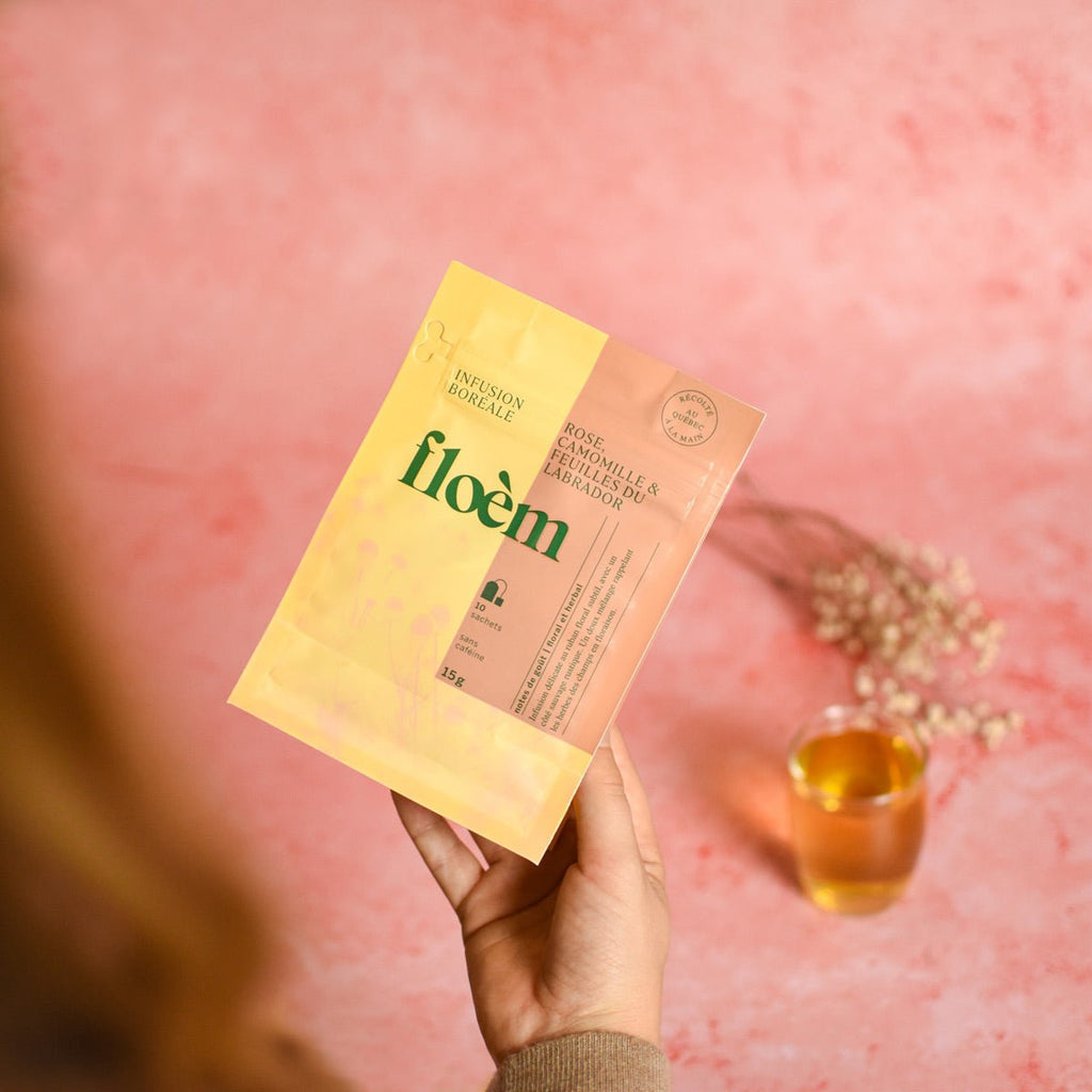 Herbal Tea Bags — Rose, Chamomile & Labrador Tea Leaf