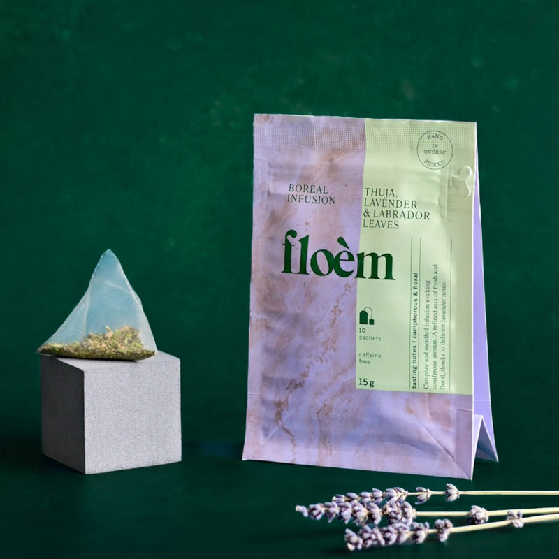 Herbal Tea Bags — Cedar, Lavender & Labrador Tea Leaf